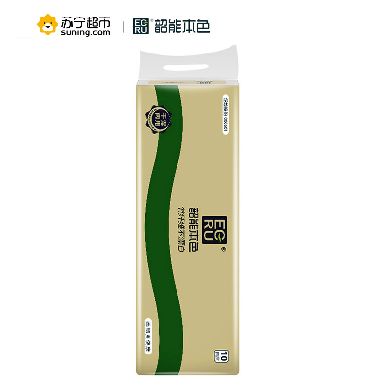 韶能本色 卫生纸 真情系列4层140g压花有芯卷纸*10卷