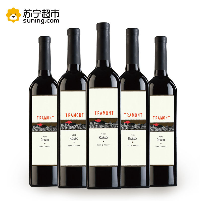 意大利原装进口 特拉蒙红葡萄酒 750ml 单支装