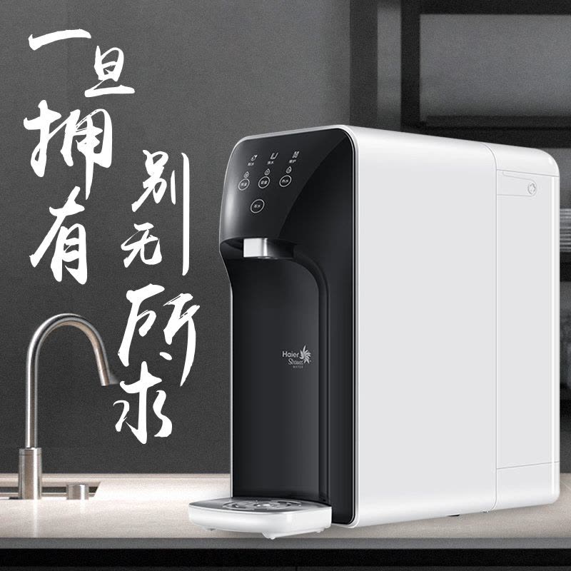 海尔(Haier)净水器YR1505-R(S1) 家用台式直饮 加热过滤一体净饮机图片