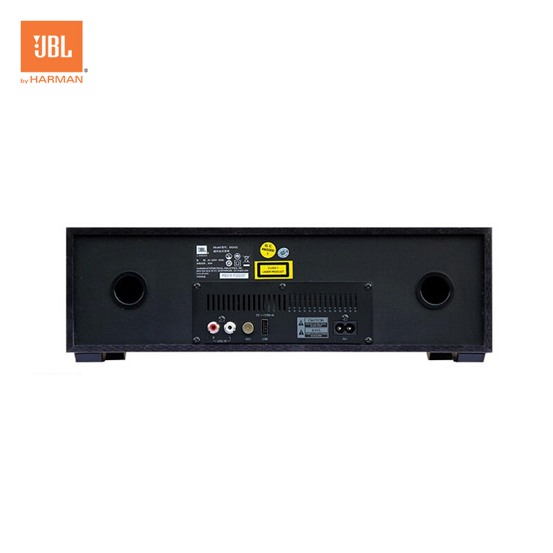 JBL MS402WALCN音响 音箱 迷你音响 CD机 蓝牙音箱 收音机 台式音箱 桌面音箱 闹钟 USB 流光棕