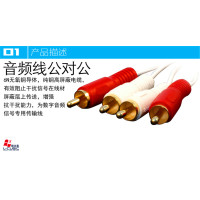 酷比客 MYINS 公对公 5M 音频线 LCAV2RRWHINS-5M (根)