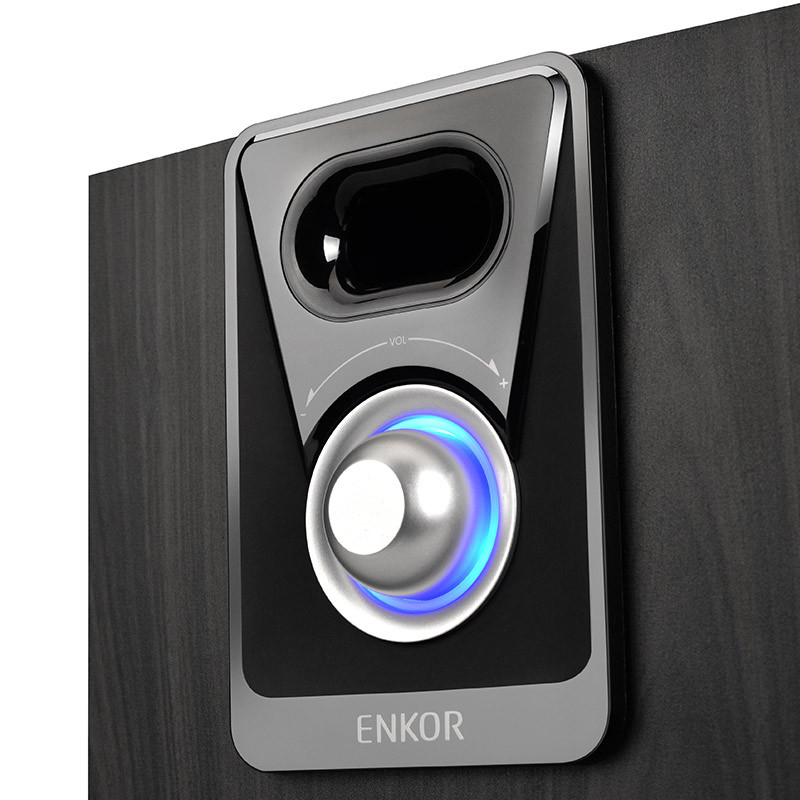 恩科(ENKOR)E800 多媒体电脑音箱木质2.1笔记本低音炮