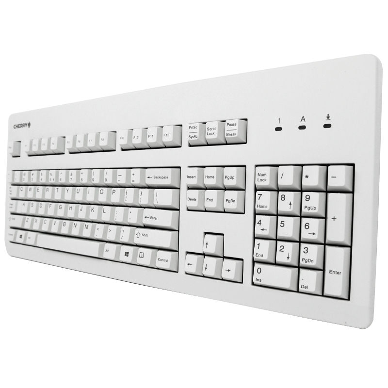 樱桃（Cherry）机械键盘G80-3000LSCEU-2黑色青轴高清大图