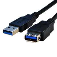 酷比客 AM-AF 黑色 3M USB3.0延长线 LCCPUSB3AMAFBK-3M (根)