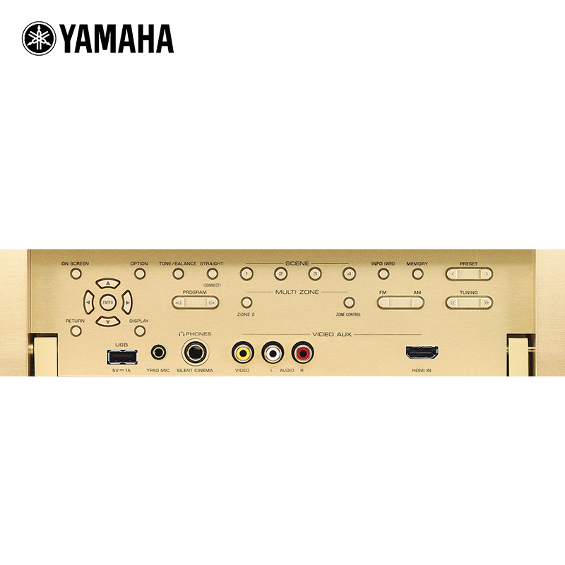 雅马哈/Yamaha RX-V1081 AV家用全景声功放机数字杜比WiFi 黑色高清大图