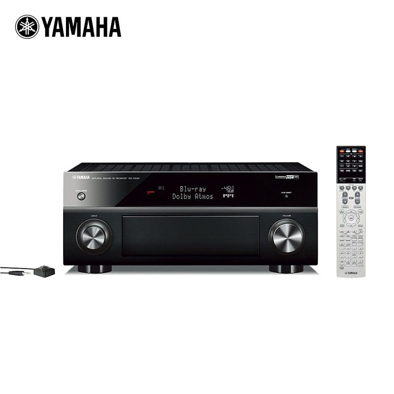 雅马哈/Yamaha RX-V1081 AV家用全景声功放机数字杜比WiFi 金色