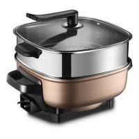 美的(Midea) 电火锅 LHN30C 韩式多功能家用电锅电热锅电煮锅不粘锅火锅
