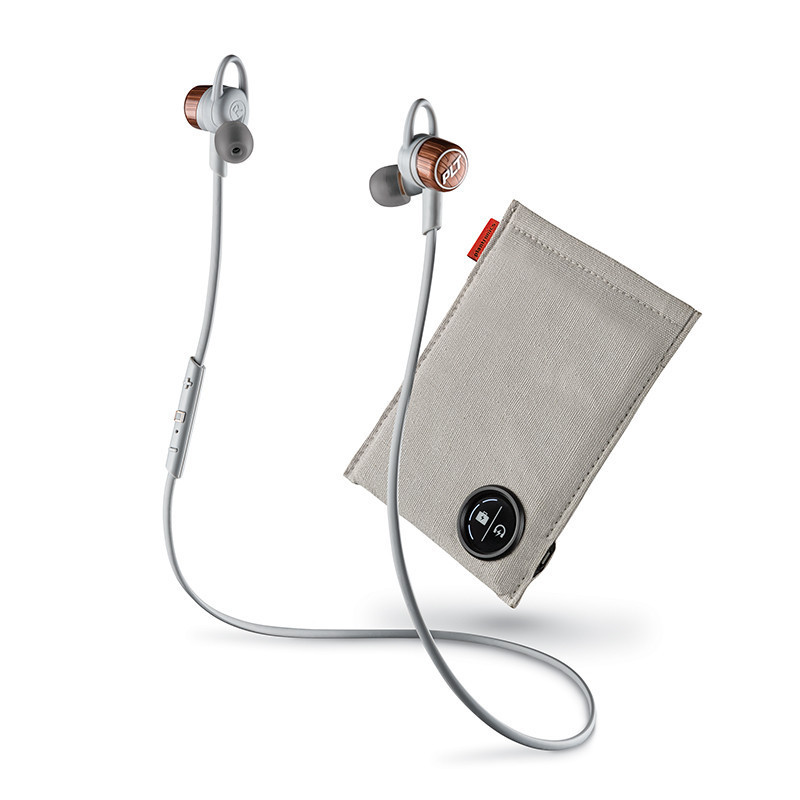 Plantronics/缤特力 BackBeat GO 3豪华版立体声音乐蓝牙耳机线控 橙灰色