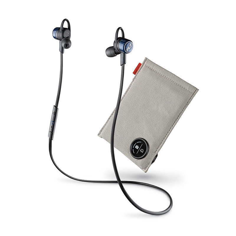 Plantronics/缤特力 BackBeat GO 3豪华版立体声音乐蓝牙耳机线控 蓝黑色