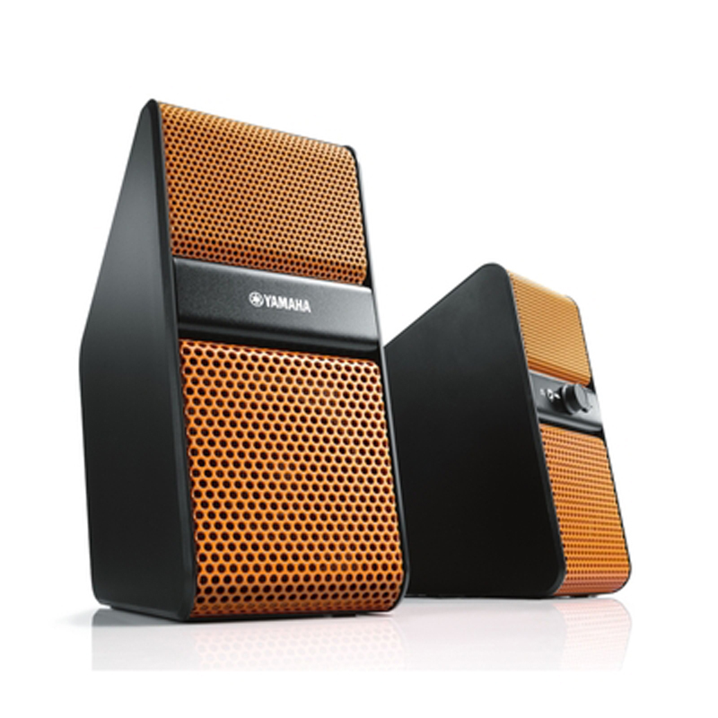 雅马哈(Yamaha)NX-50 迷你音响 多媒体有源音箱 电脑电视音箱 橙色