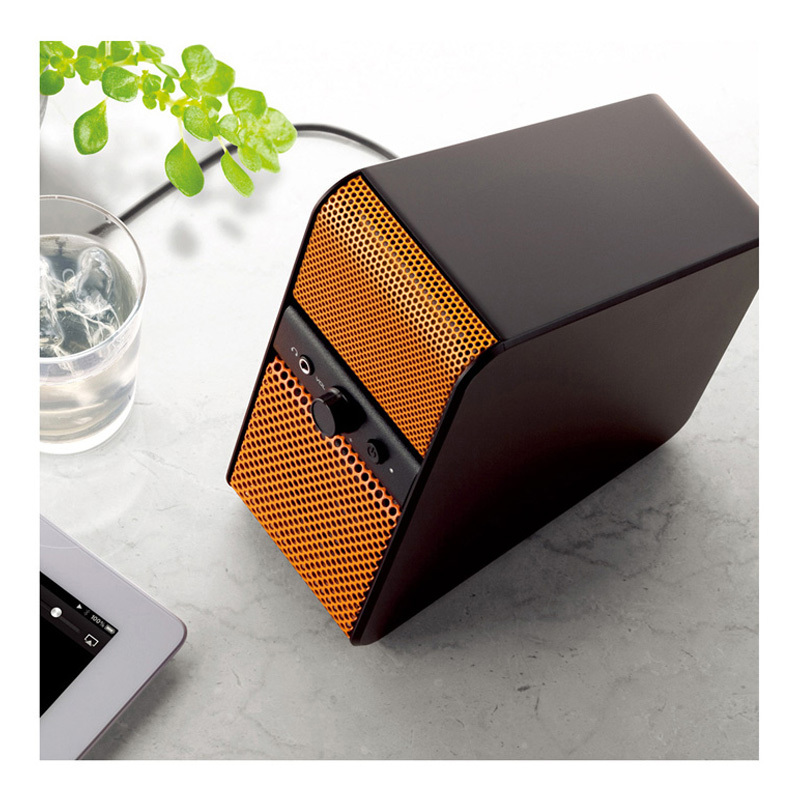 雅马哈(Yamaha)NX-50 迷你音响 多媒体有源音箱 电脑电视音箱 橙色