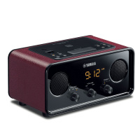雅马哈(Yamaha)TSX-B72 迷你音响 蓝牙音箱 FM收音机床头闹钟 墨绿色