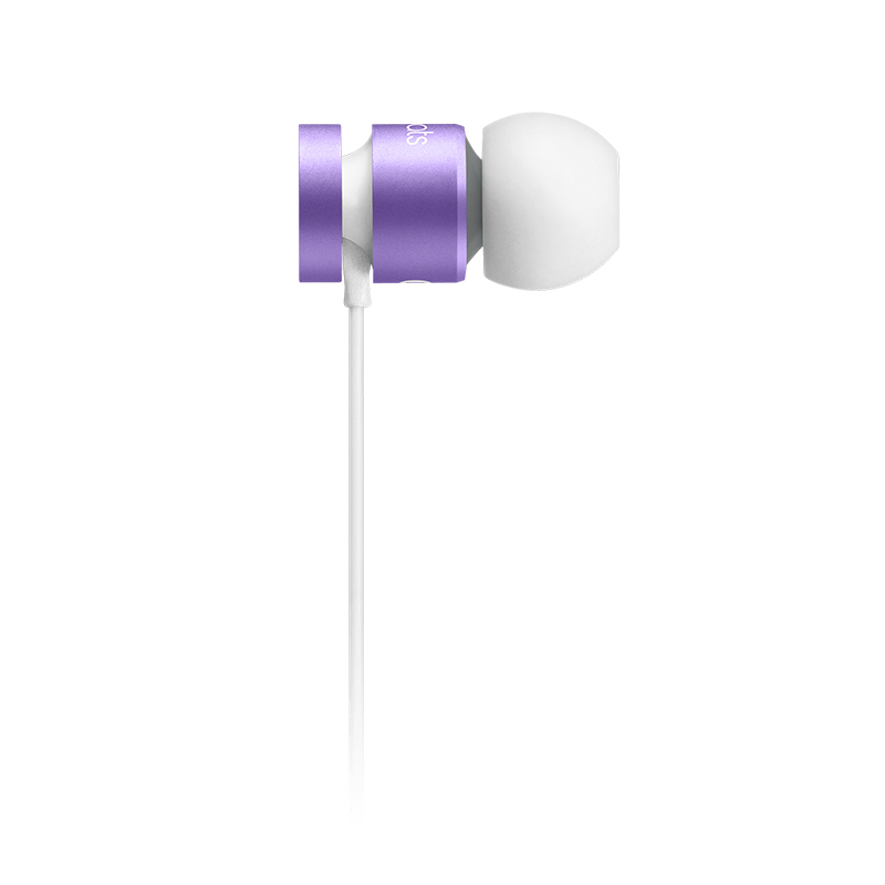 Beats urBeats 入耳式耳机 手机音乐耳机耳塞 (三键线控 带麦) 紫色