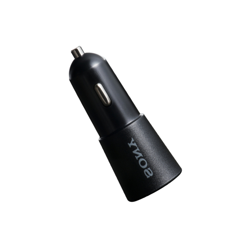 索尼(SONY)车载充电器 CP-CADM2(黑色)快充 汽车车充 一拖二汽车点烟器式车充 双usb车用手机充电器