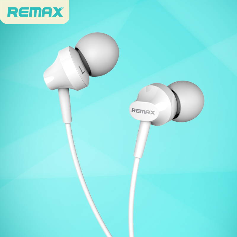 睿量(REMAX) 手机耳机入耳式 多功能线控立体声带麦音乐耳机 粉色