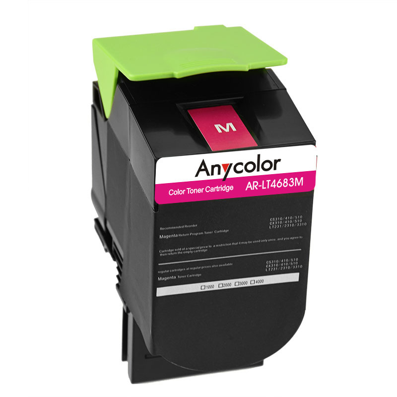 欣彩（Anycolor）LT4683粉盒（专业版）AR-LT4683M红色 墨粉盒适用联想C8300 C8300N