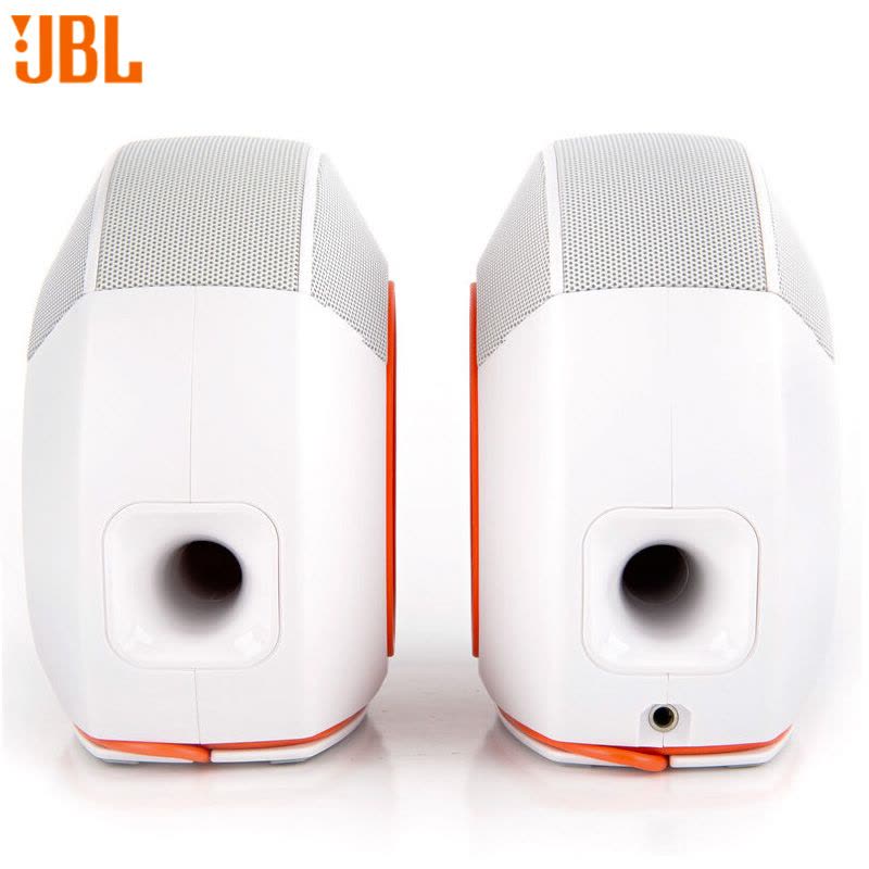 JBL pebbles mini音乐蜗牛笔记本台式电脑音箱低音炮HIFI桌面音响 白色图片