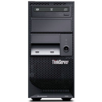 联想(Lenovo)ThinkServer TS250服务器单主机(I3-6100 4G 2T 4x3.5盘位 DVD)