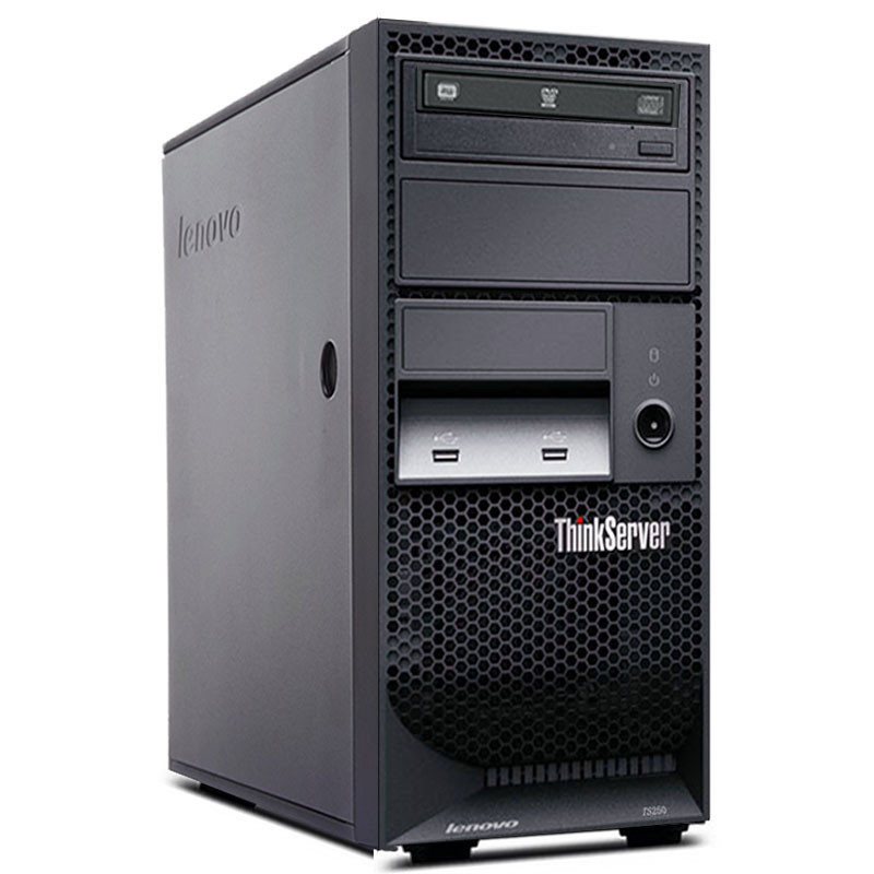 联想(Lenovo)ThinkServer TS250服务器主机(E3-1225v5 4G 2T 4x3.5盘位DVD)