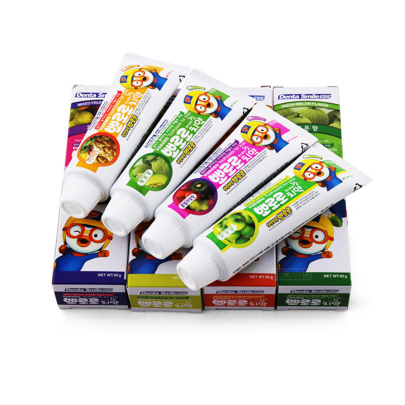 宝露露 儿童水果味牙膏90g*4支组合 [642007 640577 641215 641208 ]