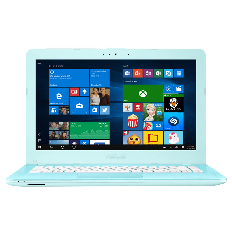 华硕(ASUS)F441UV 14英寸轻薄本笔记本电脑(I5-7200 4G 500GB 920MX 2G独显 湖蓝)