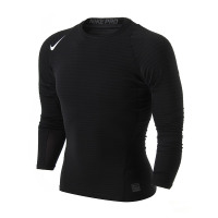 NIKE耐克男装2017春款健身训练弹力紧身衣速干运动长袖T恤725030