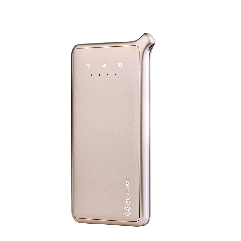 吉客猫U2 金色 赠送2G全球流量 即开即用 全球随身wifi 4G无线路由器 移动电信联通全网通用MiFi