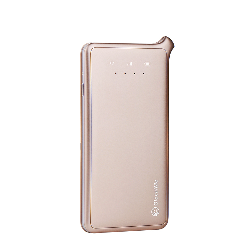 吉客猫U2 金色 赠送2G全球流量 即开即用 全球随身wifi 4G无线路由器 移动电信联通全网通用MiFi