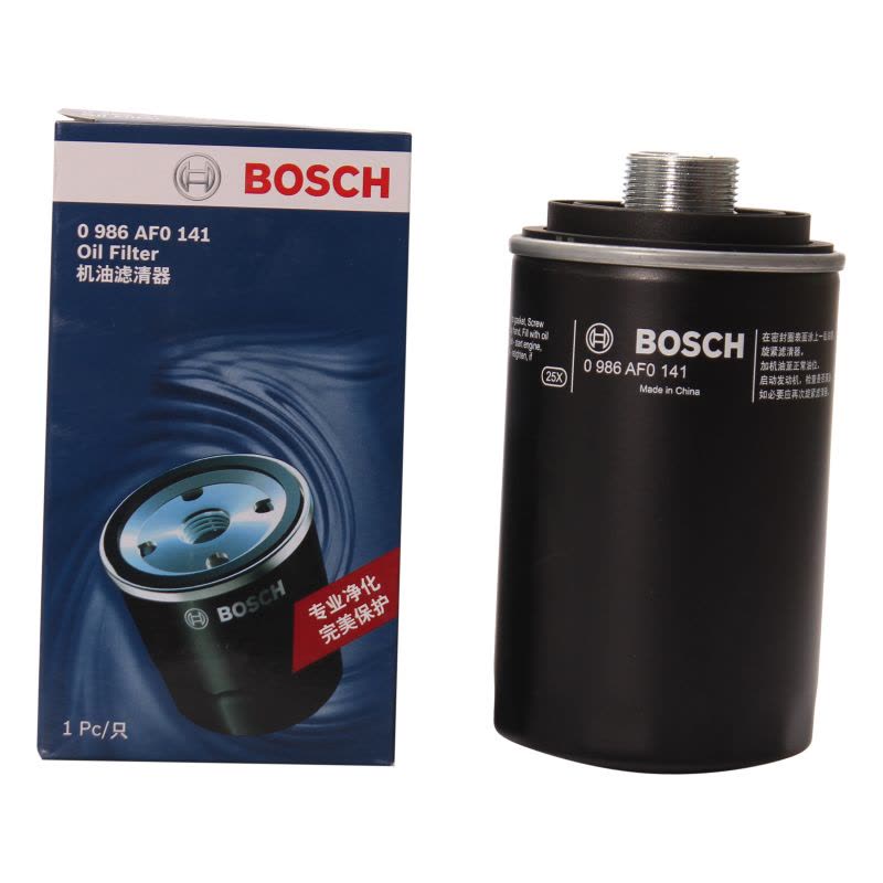 博世(BOSCH)0986AF0141机油滤清器斯柯达奥迪大众迈腾高尔夫6速腾明锐昊锐帕萨特途观cc奥迪A4L/Q5国产图片