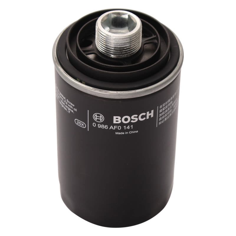 博世(BOSCH)0986AF0141机油滤清器斯柯达奥迪大众迈腾高尔夫6速腾明锐昊锐帕萨特途观cc奥迪A4L/Q5国产图片