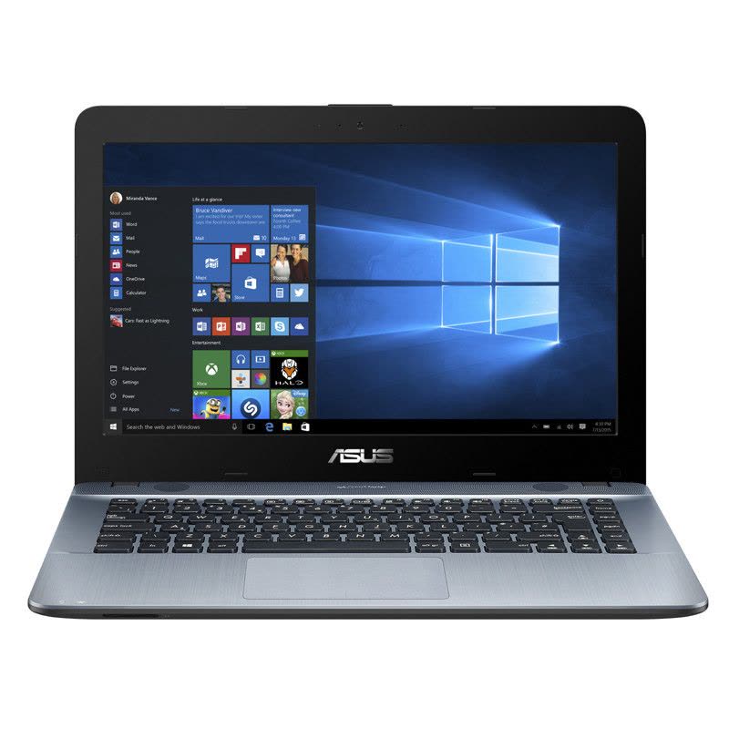 华硕(ASUS)F441UV 14英寸笔记本(I5-7200 4G 256G固态 920MX 2G独显 银灰色 带光驱)图片