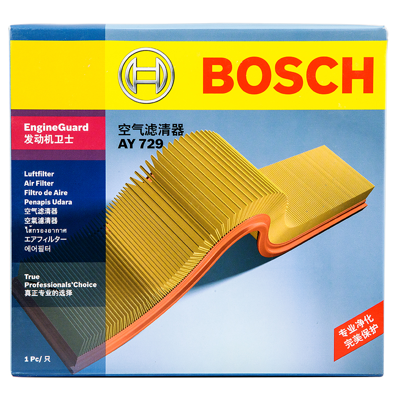 博世(Bosch)空气滤清器国产AF2729适配现代i30/08-16款悦动 1.6 1.8 2.0 空滤空气滤芯格高清大图