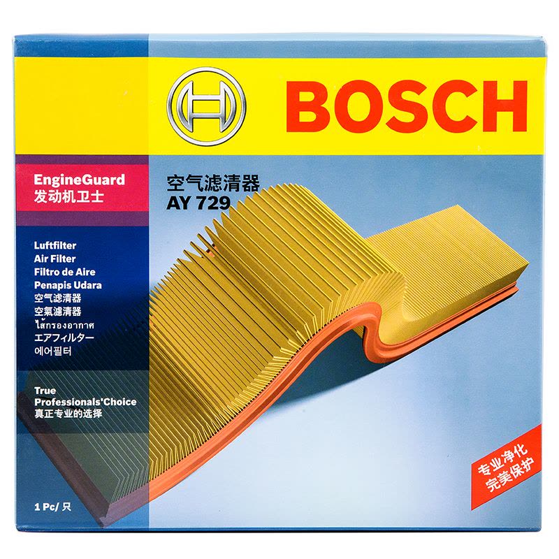 博世(Bosch)空气滤清器国产AF2729适配现代i30/08-16款悦动 1.6 1.8 2.0 空滤空气滤芯格图片