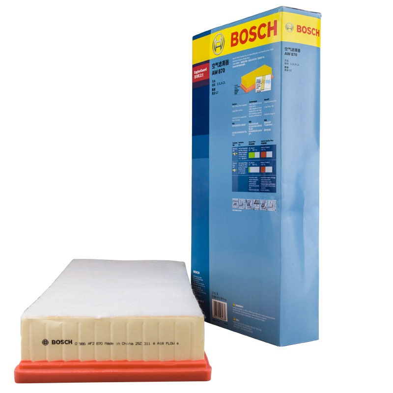 国产博世(Bosch)空气滤清器0986AF2870(进口奥迪Q7(4L)/进口大众途锐/保时捷卡宴路虎)