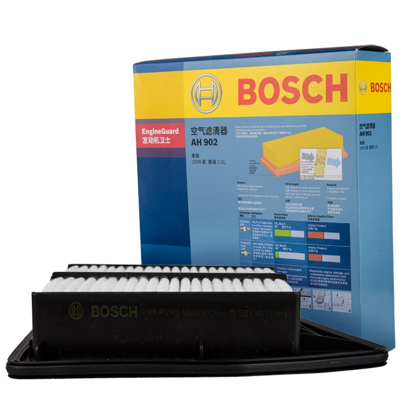 国产博世(Bosch)空气滤清器0986AF2902(本田雅阁2.0(2007-2013)/思铂睿2.0)