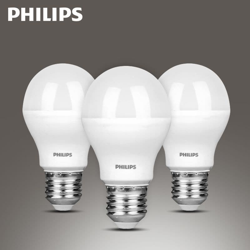 飞利浦经济型LED灯泡E27螺口超亮暖白3.5W 5W 7W 9W 11W节能灯Philips球泡灯LED光源图片