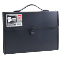 得力(deli)5231-13格网袋风琴包(黑)