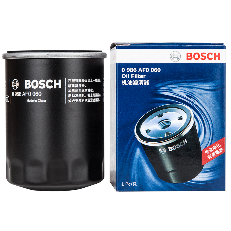 博世(Bosch)机油滤清器0986AF0060(日产蓝鸟/帕拉丁/丰田RAV4/凯美瑞/埃尔法/铃木天语SX4/奥托)