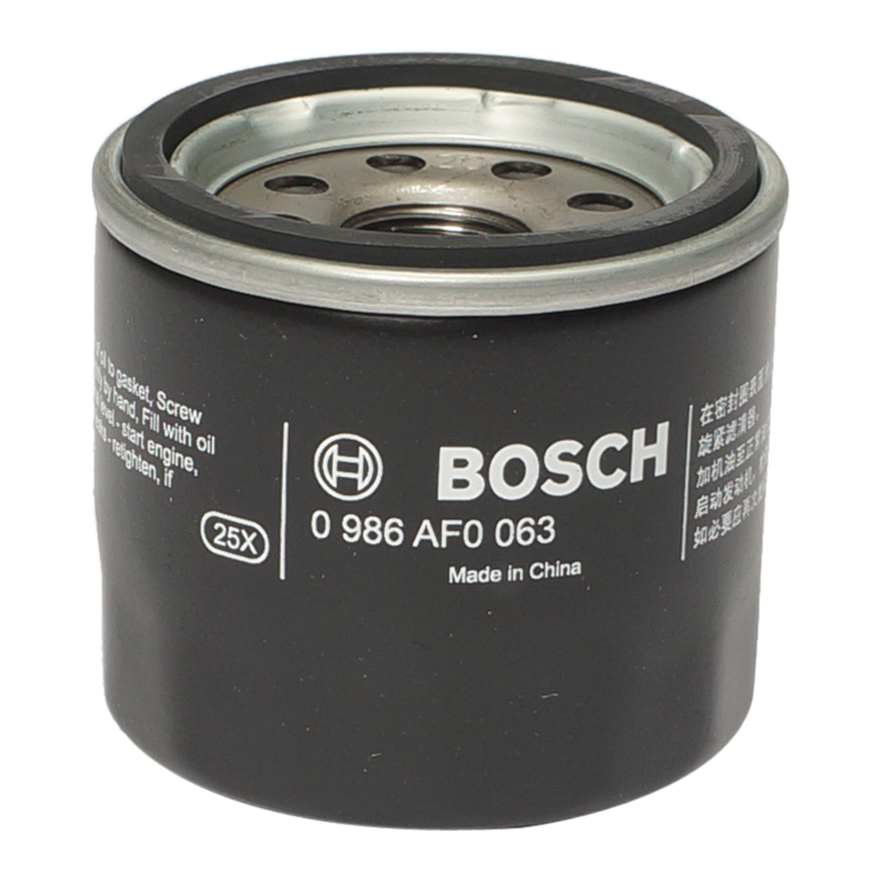 博世(BOSCH)0986AF0063机油滤清器日产天籁/骊威/奇骏/逍客/轩逸/颐达/逍客/阳光/骐达/马自达起亚国产