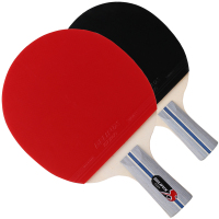 得力(deli)风行F2321乒乓球拍(正红反黑)(个)