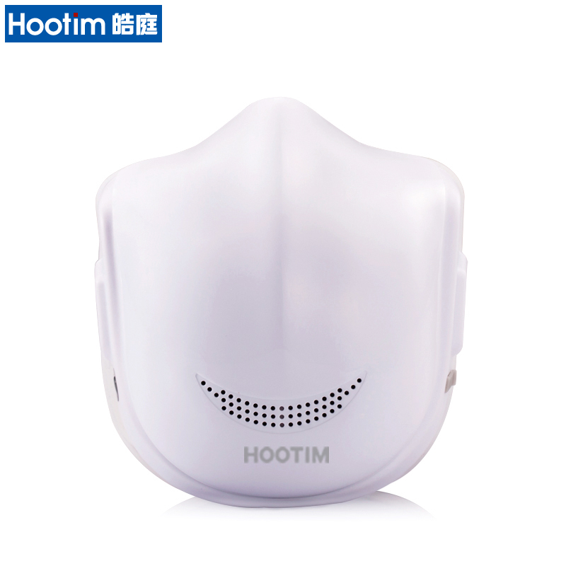 皓庭(HOOTIM)爱跑电动口罩防雾霾口罩便携主动送风防尘过滤雾霾pm2.5小型空气净