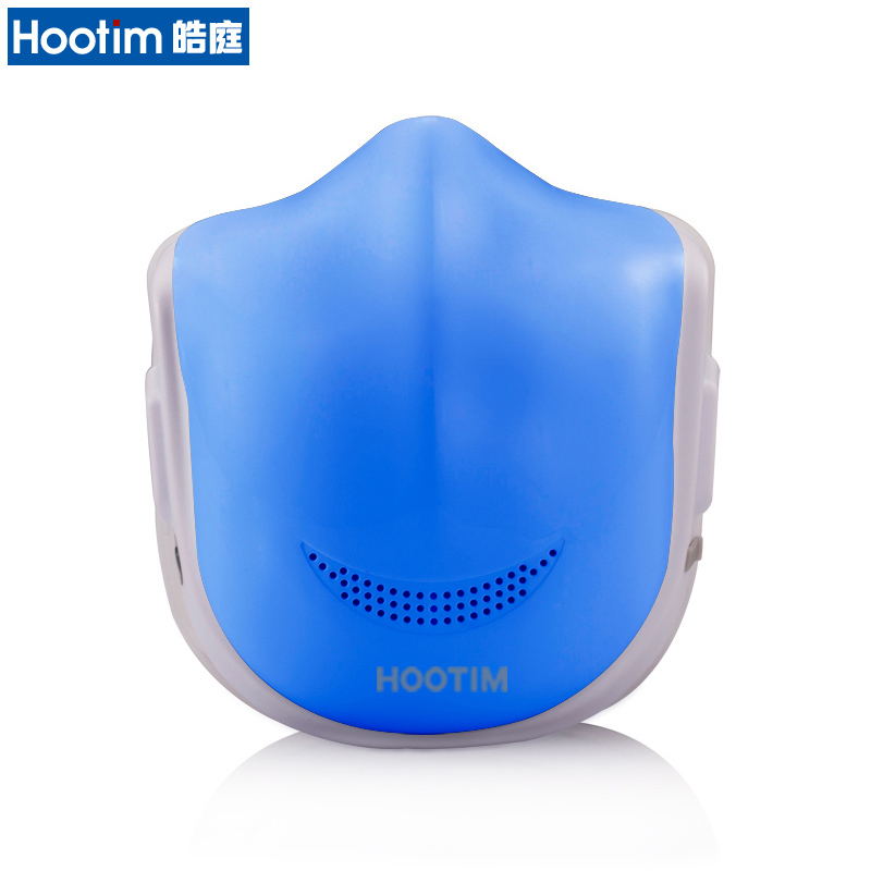 皓庭(HOOTIM)爱跑电动口罩防雾霾口罩便携主动送风防尘过滤雾霾pm2.5小型空气净
