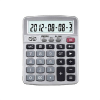得力（deli）1268语音计算器(银色)(台)