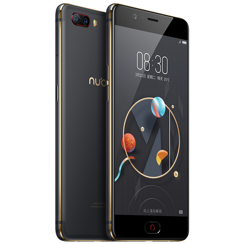 努比亚 nubia M2 黑金 全网通 美颜双摄手机