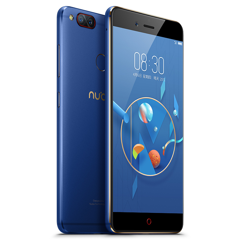 nubia/努比亚Z17mini 6GB+64GB 极光蓝 移动联通电信4G全网通手机高清大图