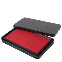 得力(deli)9896支票印台(红)(12只装)