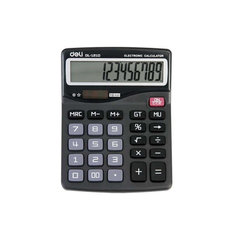 得力(deli) 1210A 计算器 桌面理财计算器图片