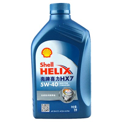 壳牌（Shell）蓝喜力HX7 5W-40 合成机油 SN 1L