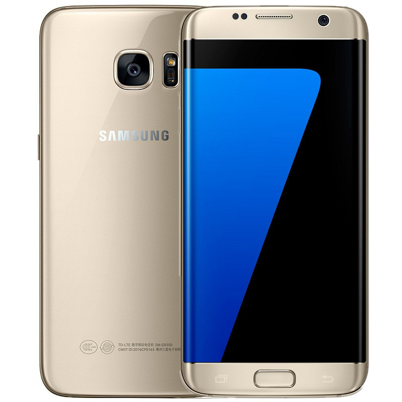 三星 Galaxy S7 edge(G9350)4+64G版 铂光金 全网通4G手机