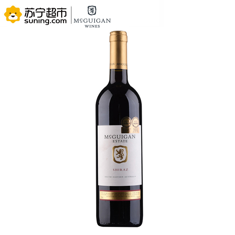 澳大利亚原瓶进口 麦格根庄园西拉干红葡萄酒750ml*6 整箱装